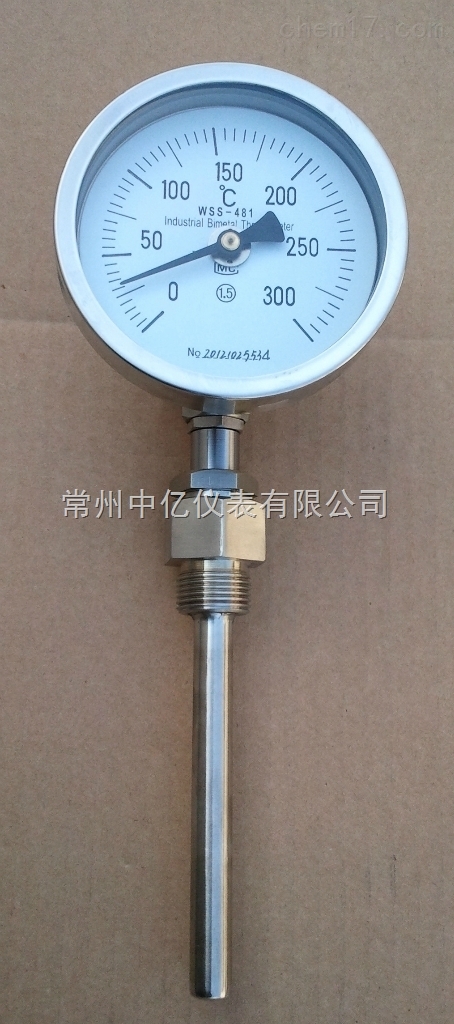 WSS徑向(xiàng)型雙金屬(shu)溫度計廠(chang)家